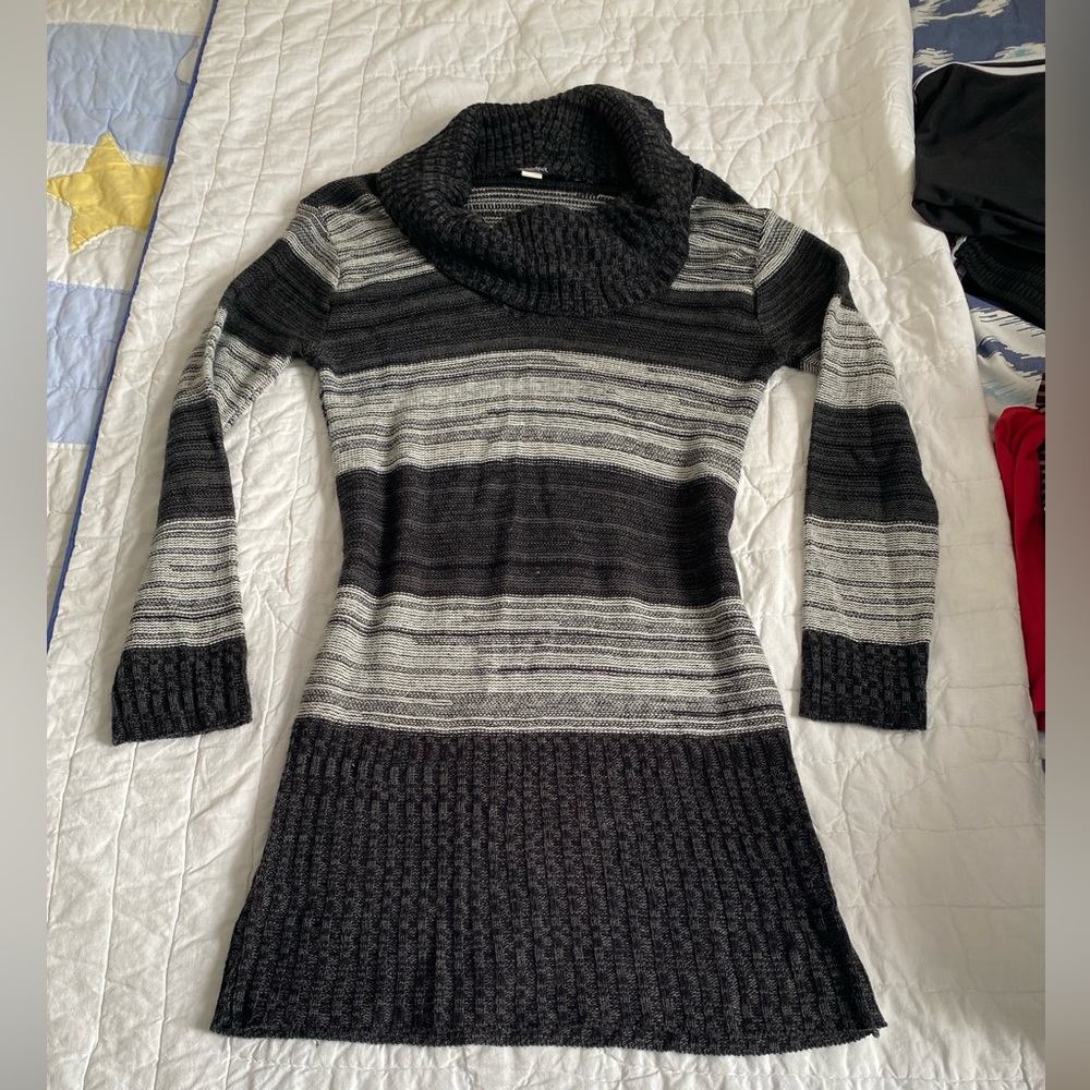 Cowl neck mini sweater dress Gabriel